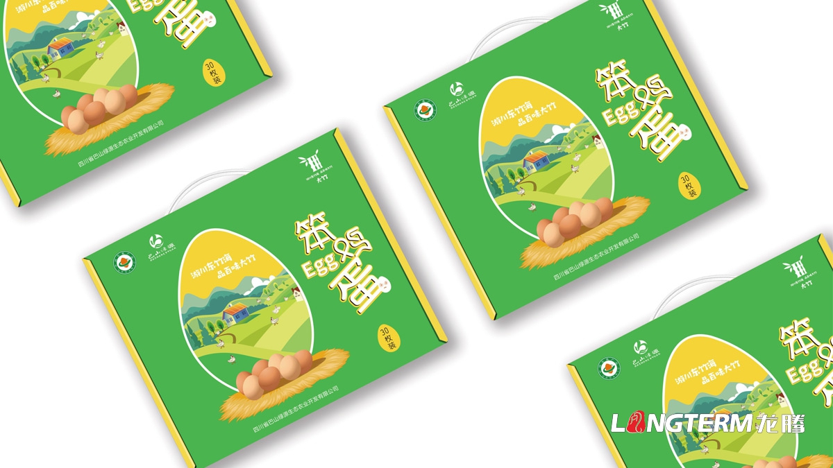 大竹特產(chǎn)笨雞笨雞蛋包裝設計_達州市農產(chǎn)品包裝設計